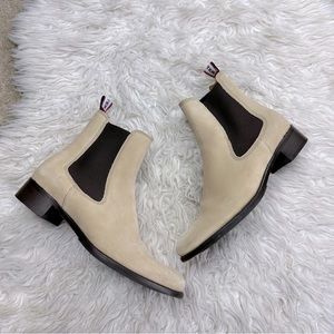 Hunter Suede Chelsea Ankle Boots Made in Italy